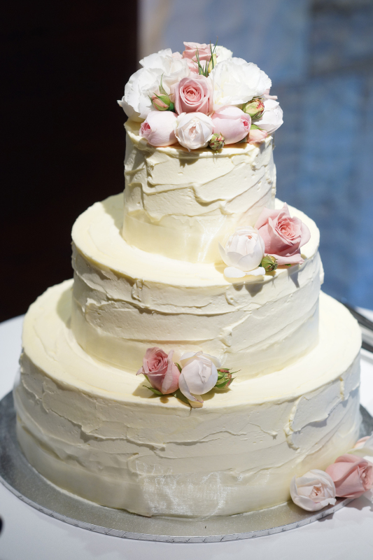 3 Tier Wedding Cake with Buttercream Icing