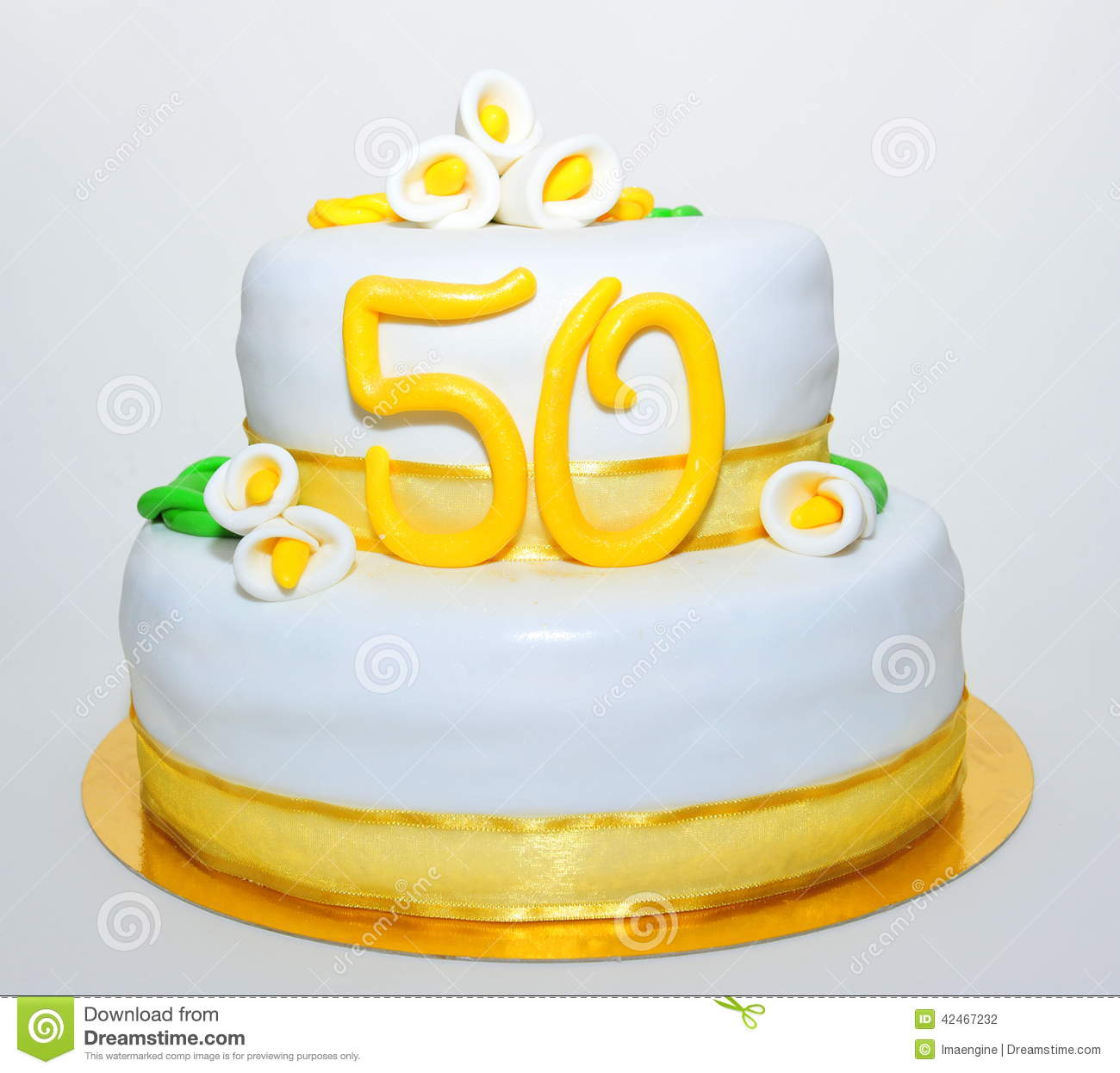 50 Years Anniversary Cake