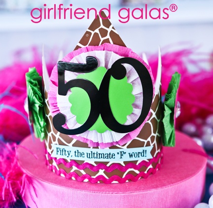 50th Birthday Party Cake Toppers