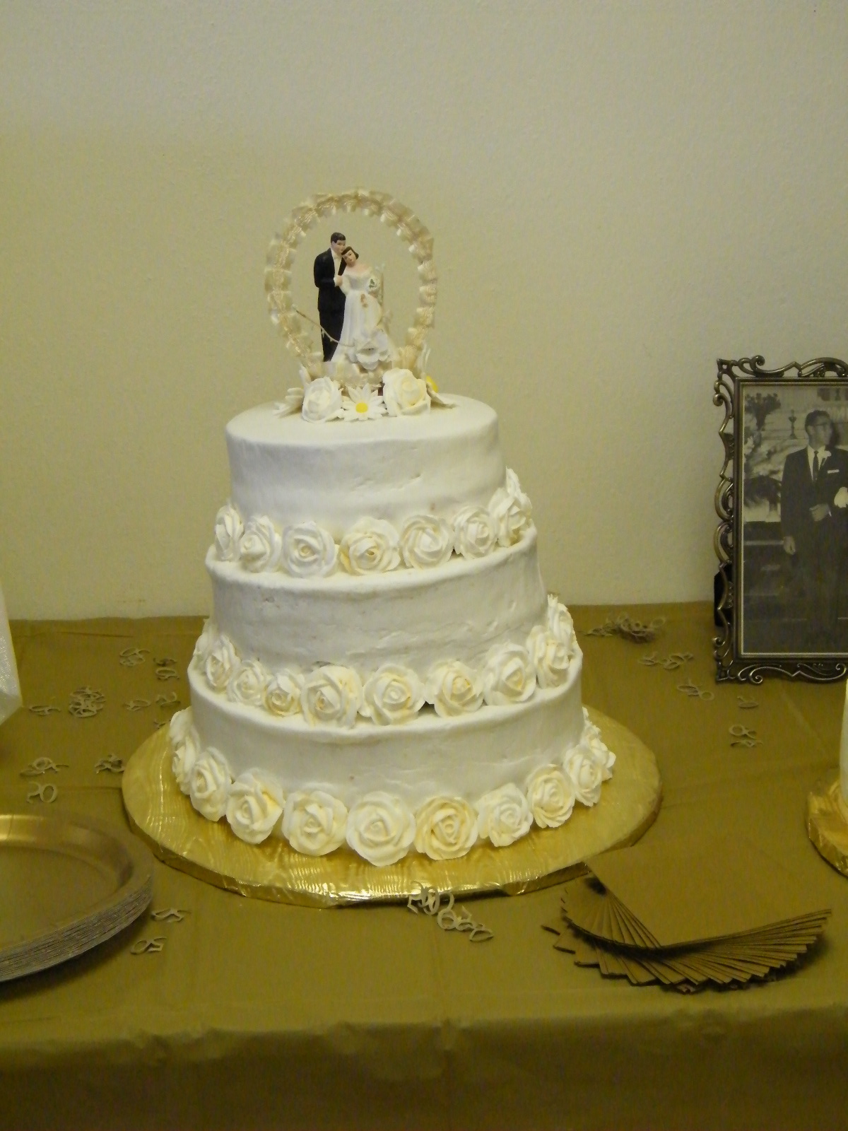 50th Wedding Anniversary Cake