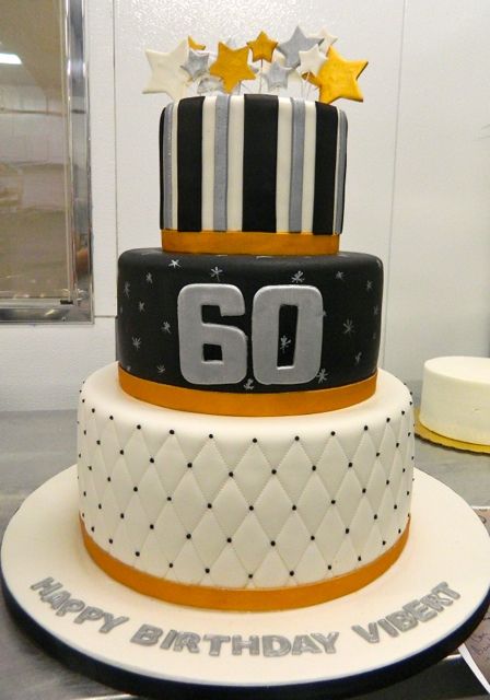 60 Years Birthday Cake