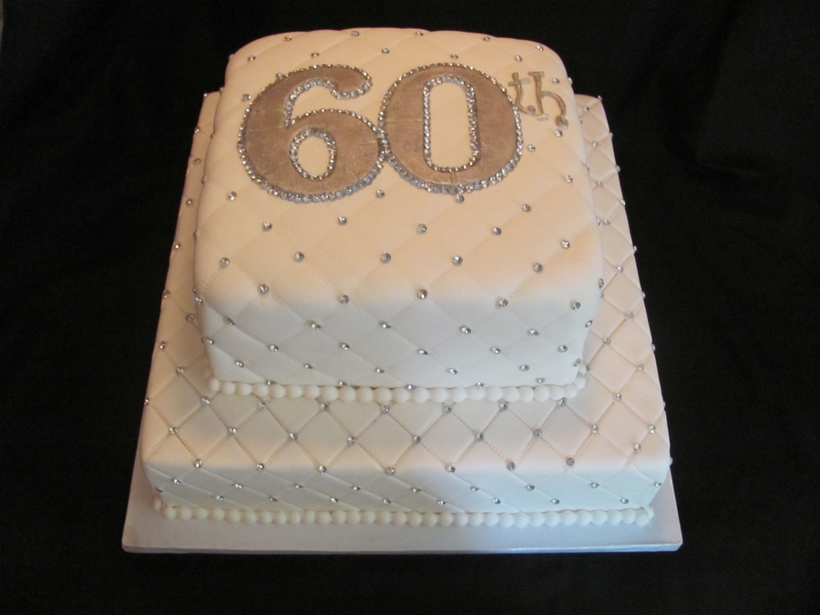 60th Wedding Anniversary Cake