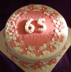 9 Photos of 65th Birthday Cakes Cute