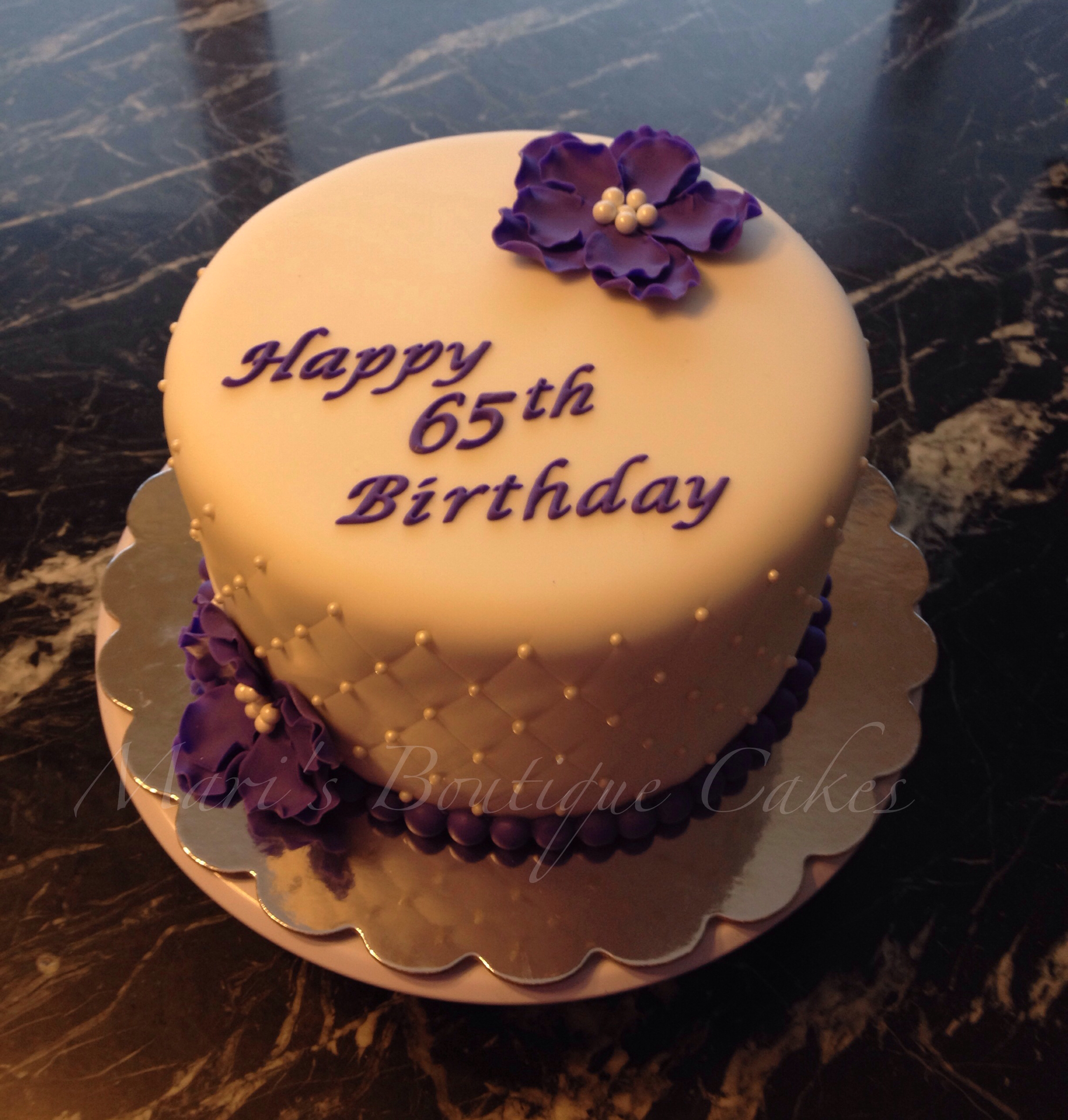 65th Birthday Cake Ideas