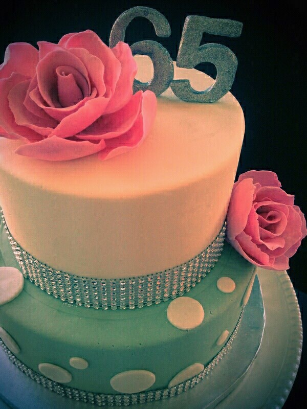 65th Birthday Cake