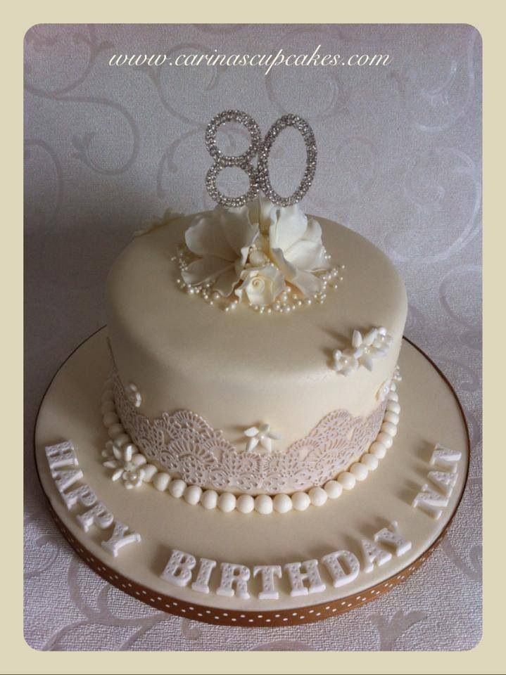 80th Birthday Cake