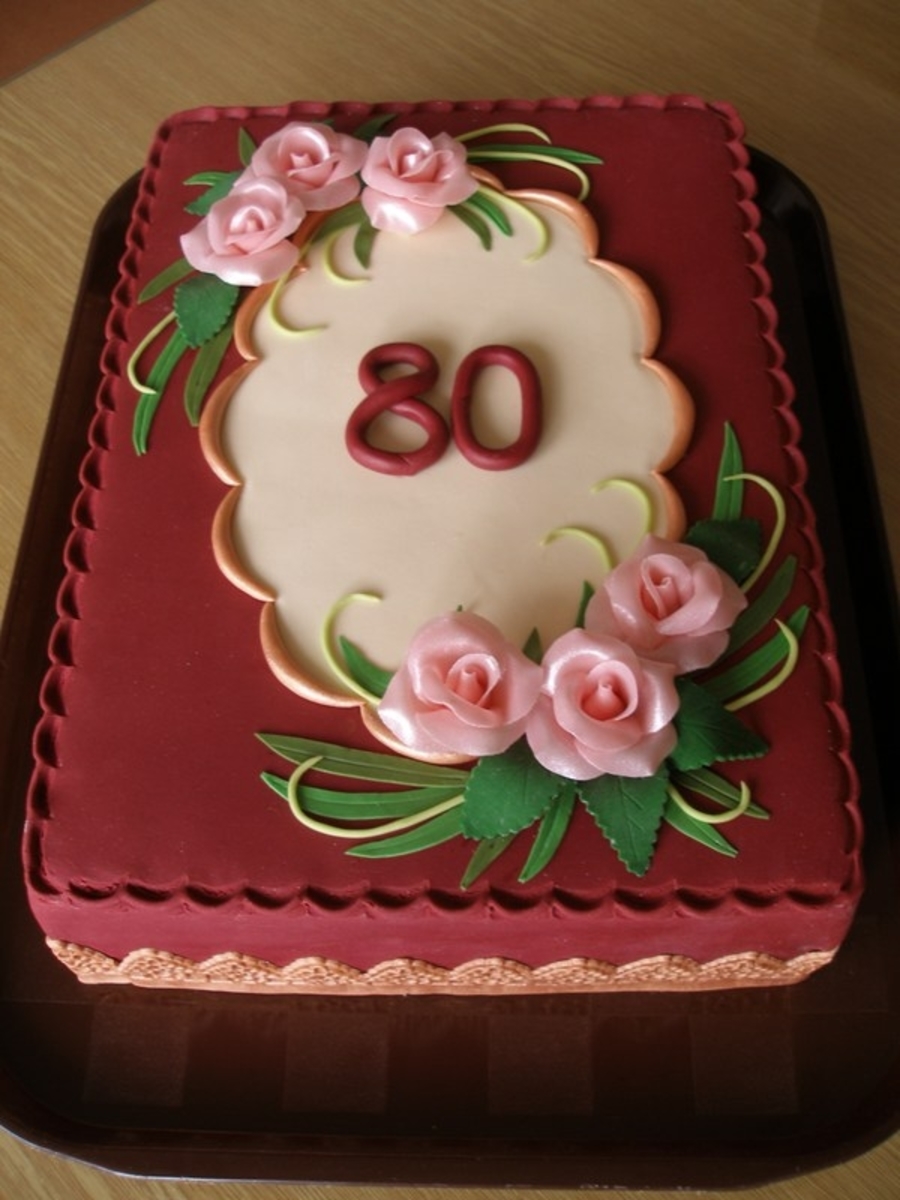 80th Birthday Cake