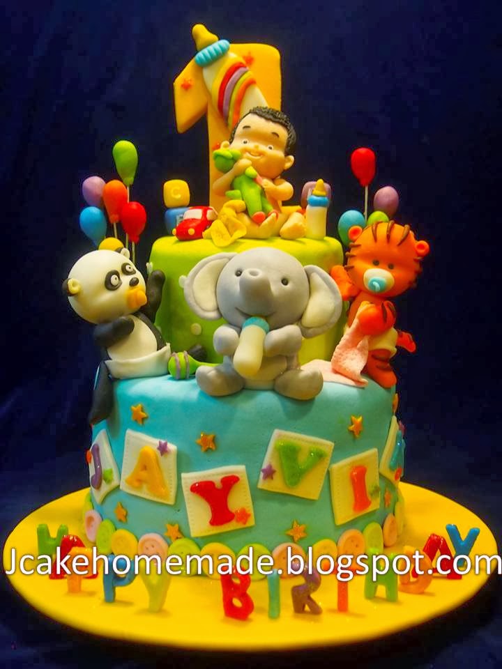 Animal Birthday Cake