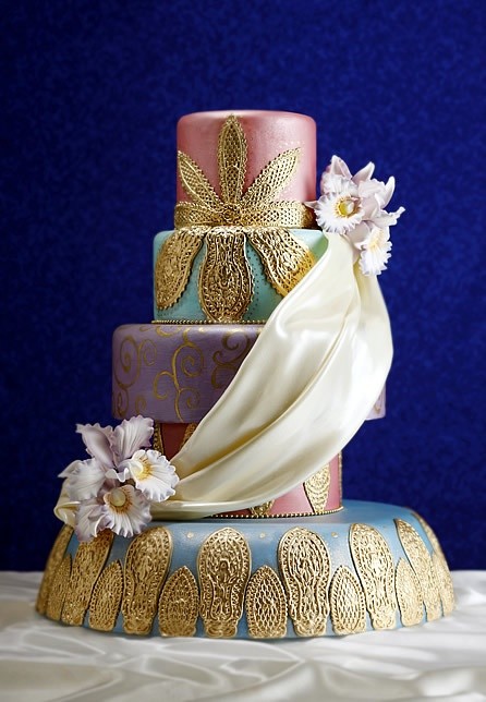 Arabian Nights Wedding Cake