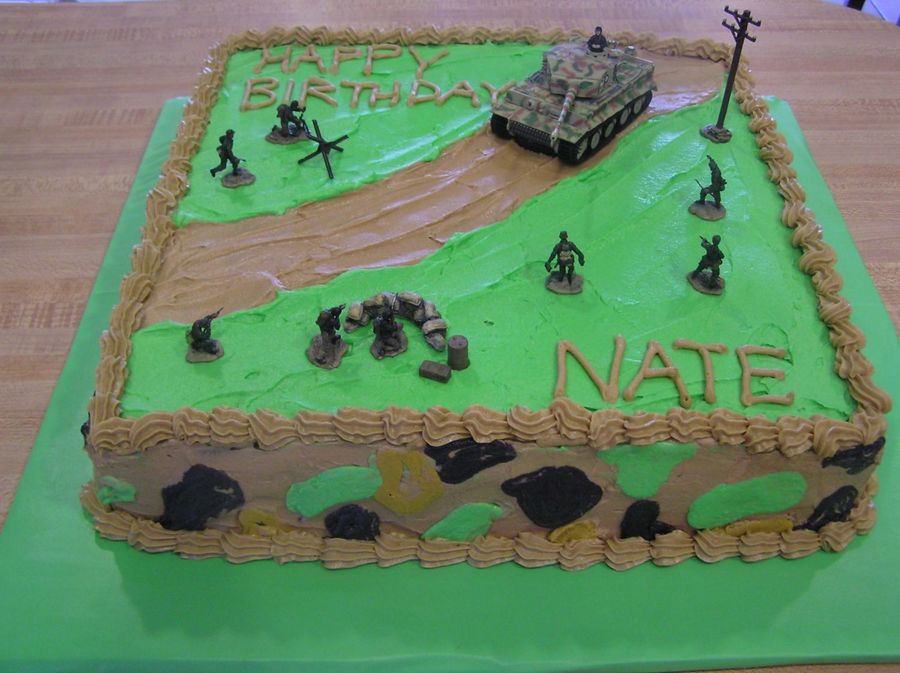 Army Birthday Cake