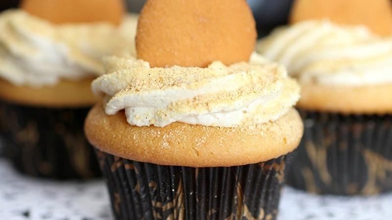 Banana Cream Pie Cupcakes