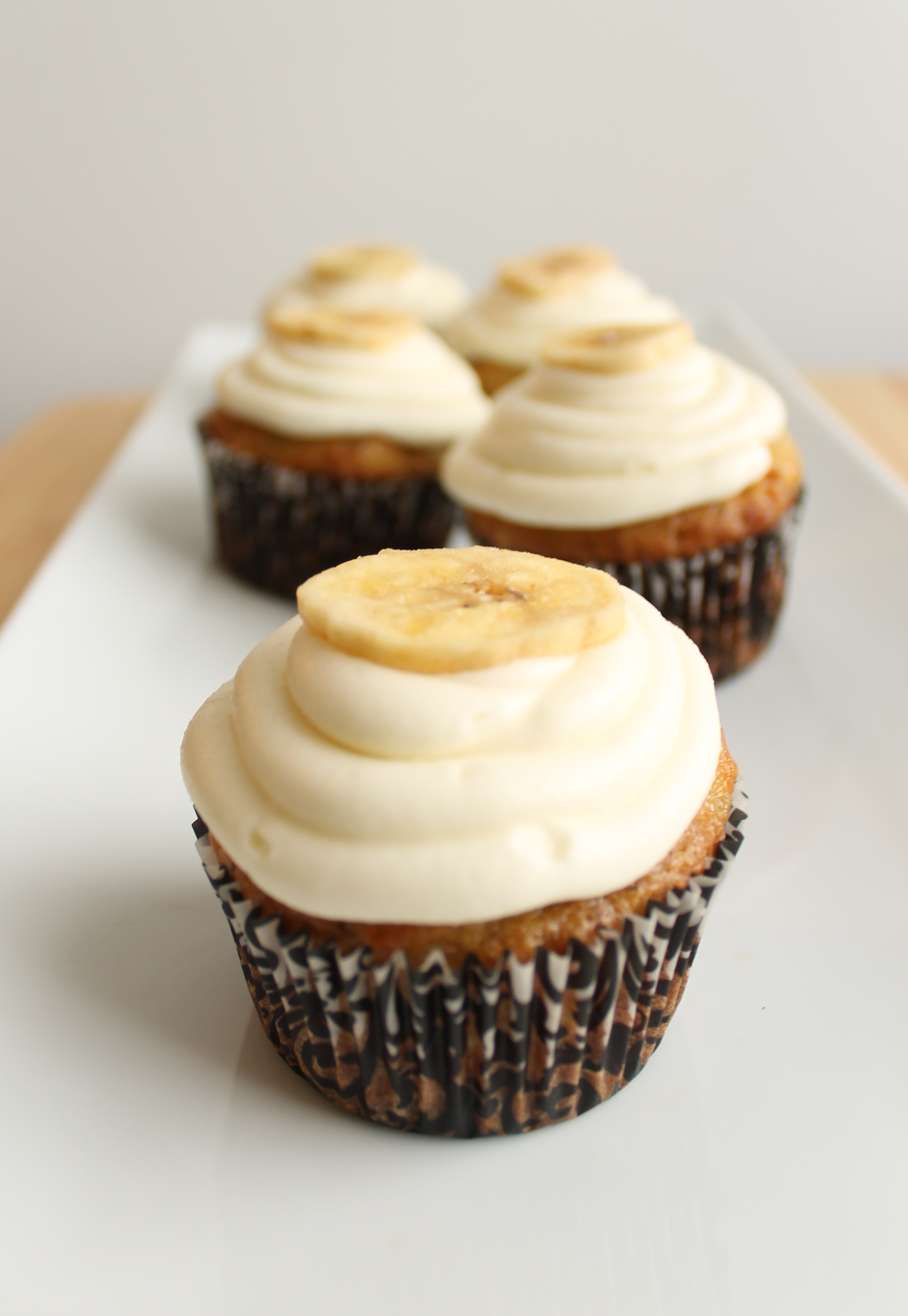 Banana Cupcakes with Cream Cheese Frosting