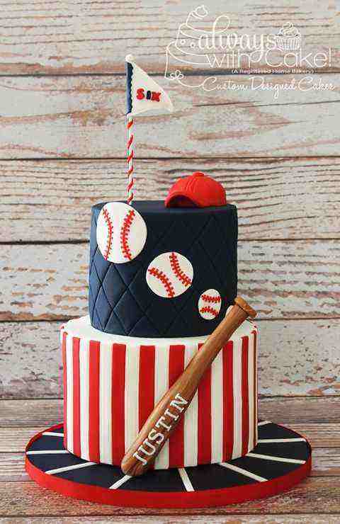 Baseball Birthday Cake