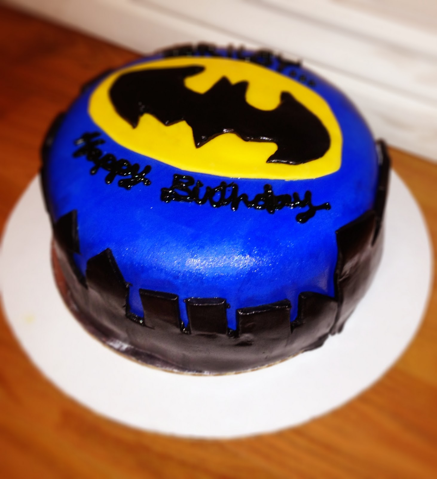 Batman Birthday Cake