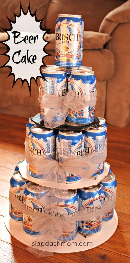 Beer Can Cake Tower