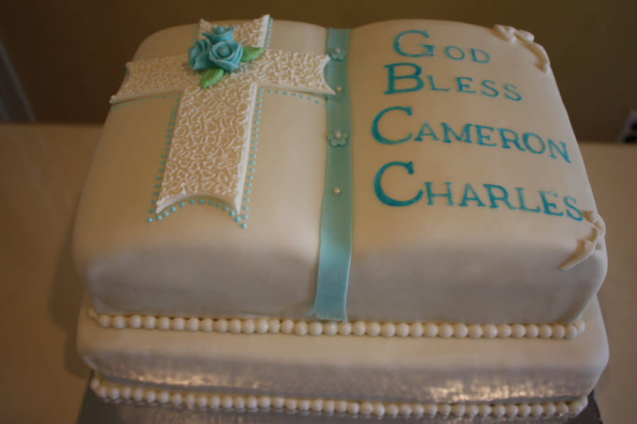 Bible Christening Cakes Baptism