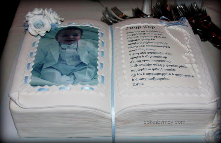 Bible Christening Cakes Baptism