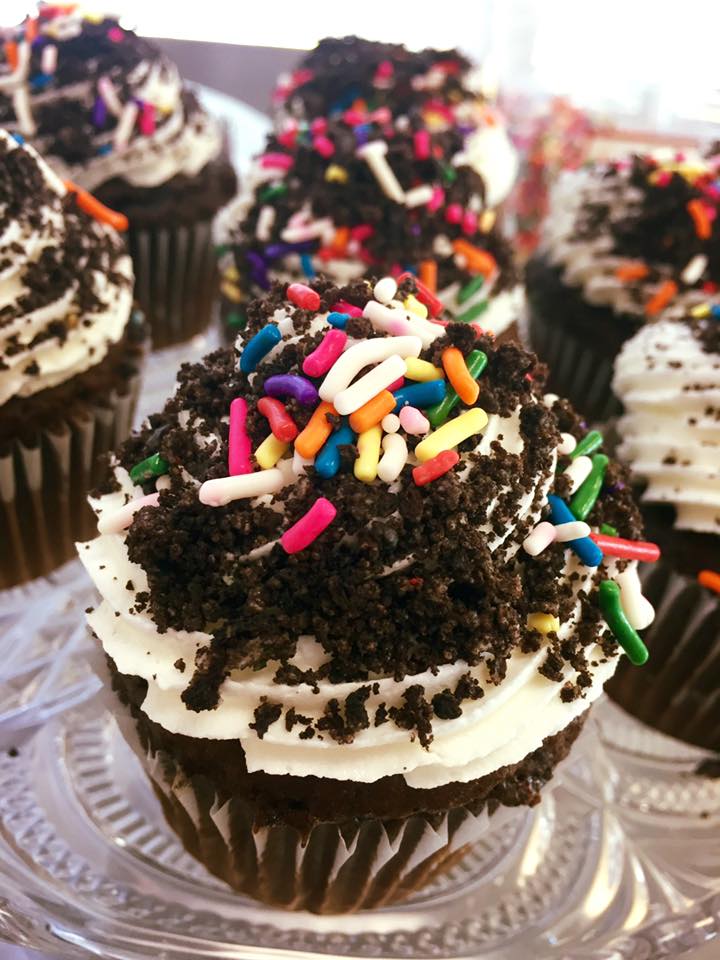 Birthday Cake Oreo Cupcakes