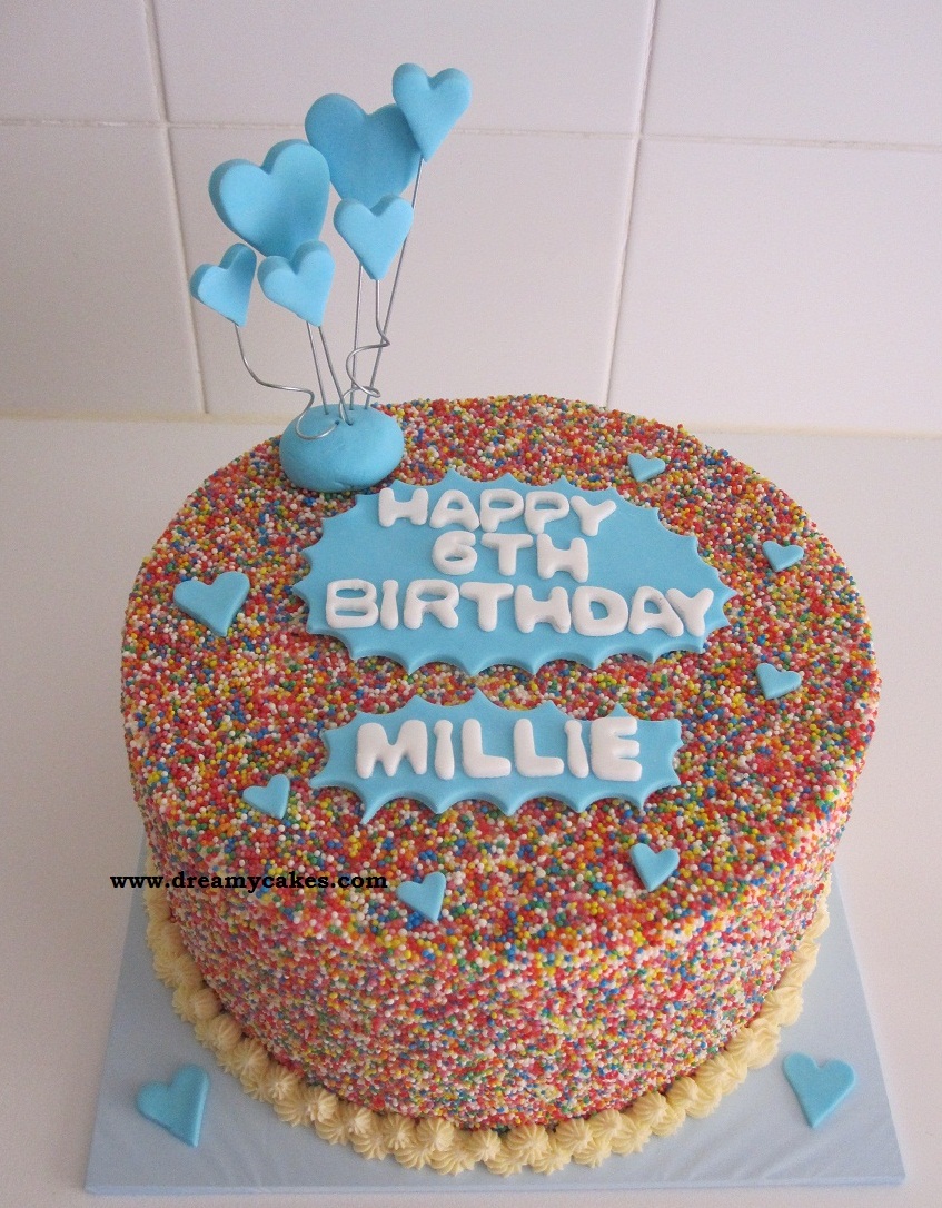 Birthday Cake with Sprinkles