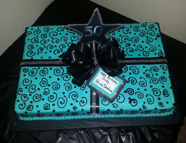 12 Photos of Turquoise And Black Birthday Cakes