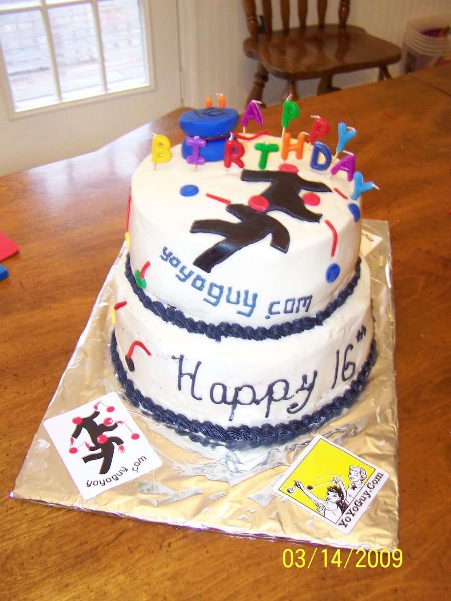 Boy 16th Birthday Cake