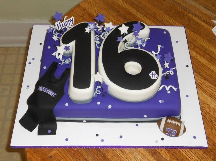 Boys 16th Birthday Cake Ideas