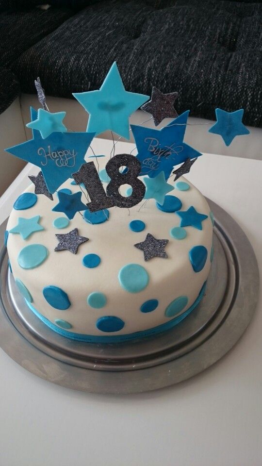 Boys 18th Birthday Cake