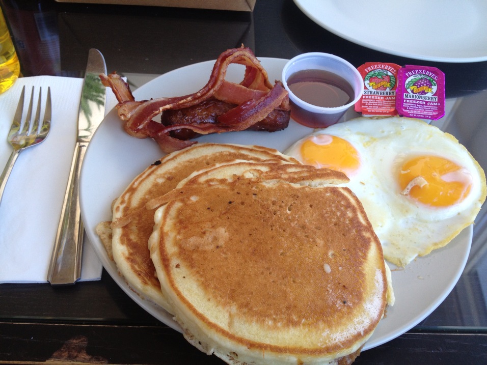 Breakfast Pancakes with Sides