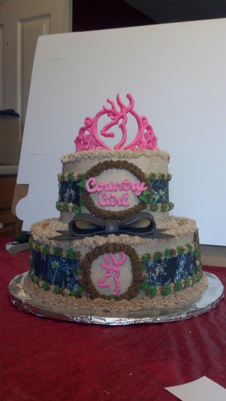 Browning Deer Birthday Cakes for Girls