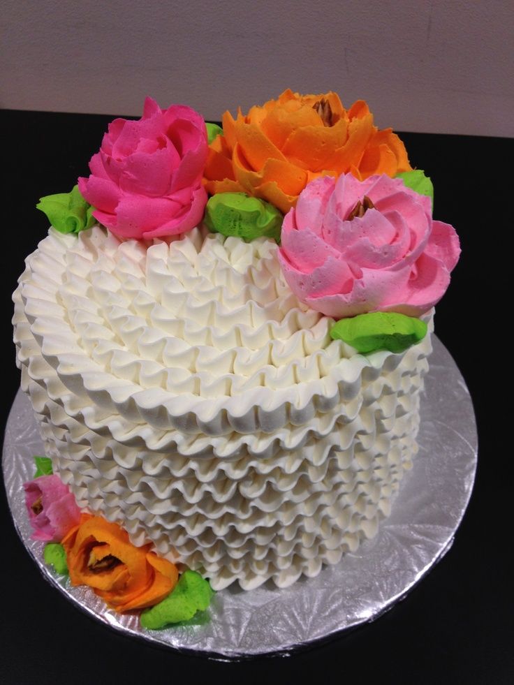 Buttercream Flower Cake