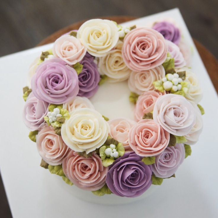 Buttercream Flower Cake