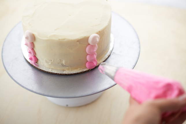 Buttercream Striped Cakes