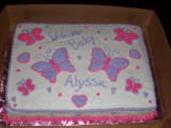 Butterfly Sheet Cake Ideas