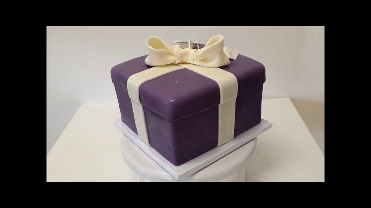 Cakes Shaped Like Gift Boxes