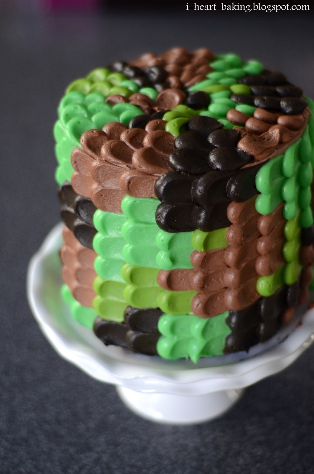 Camouflage Camo Birthday Cake