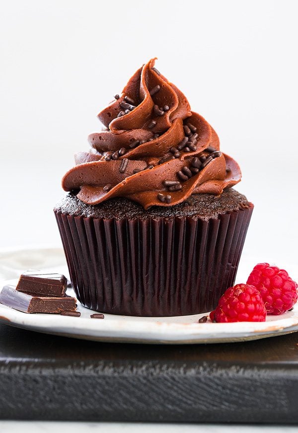 Chocolate Cupcakes with Buttercream Frosting