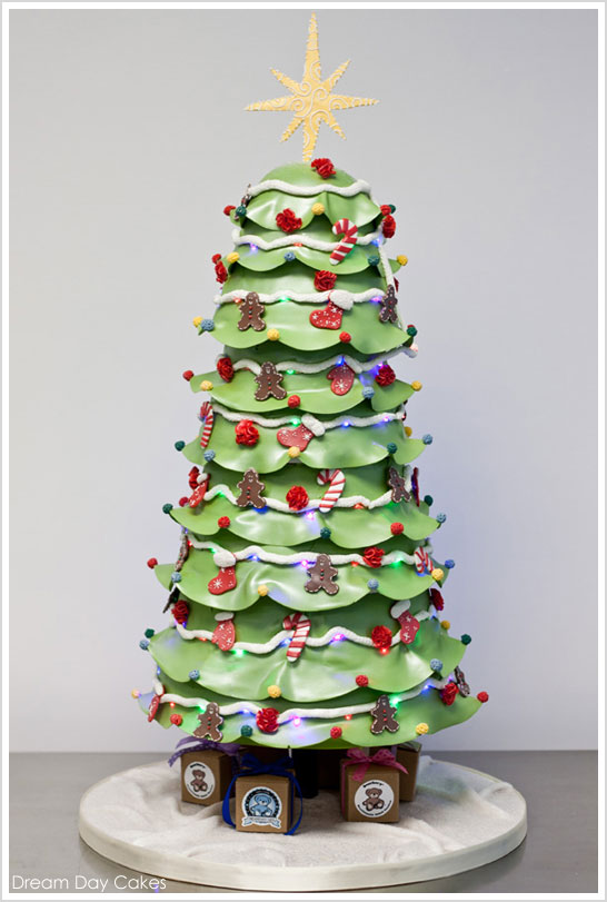 7 Photos of Christmas Tree Shaped Cakes