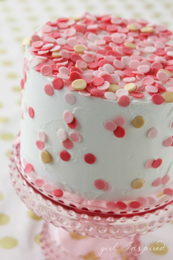 Confetti Birthday Cake Ideas