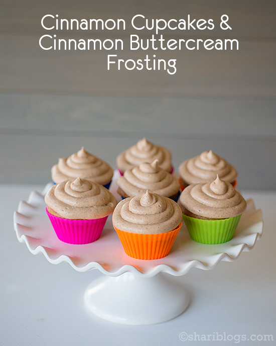 Cupcakes with Cinnamon Frosting