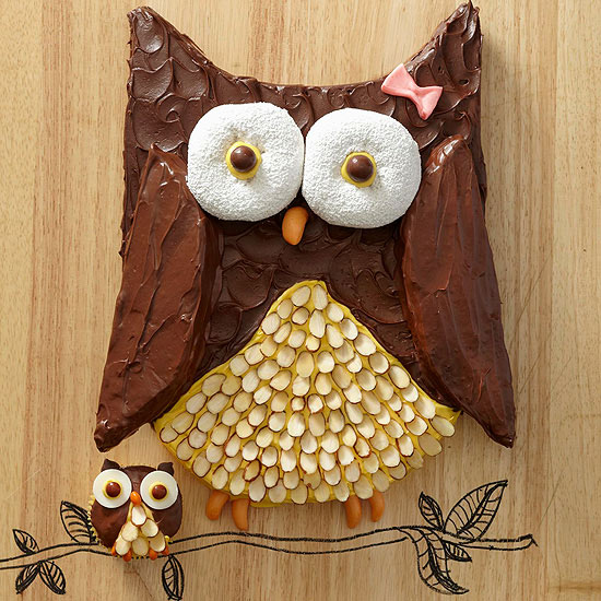 Cute Owl Cake