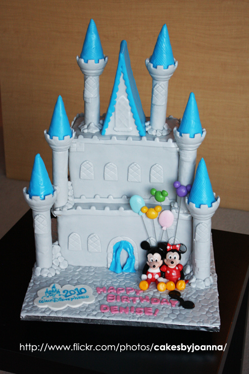 Disney Castle Cake