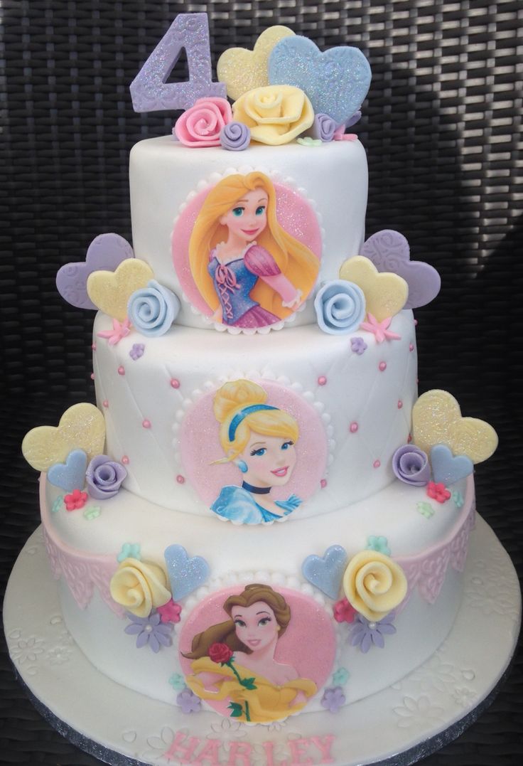 Disney Princess Birthday Cakes