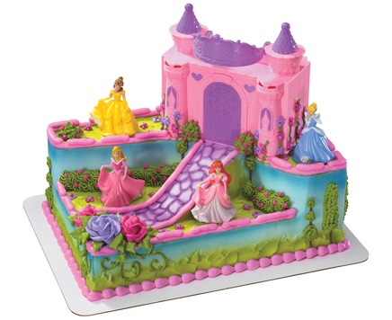 Disney Princess Castle Cake