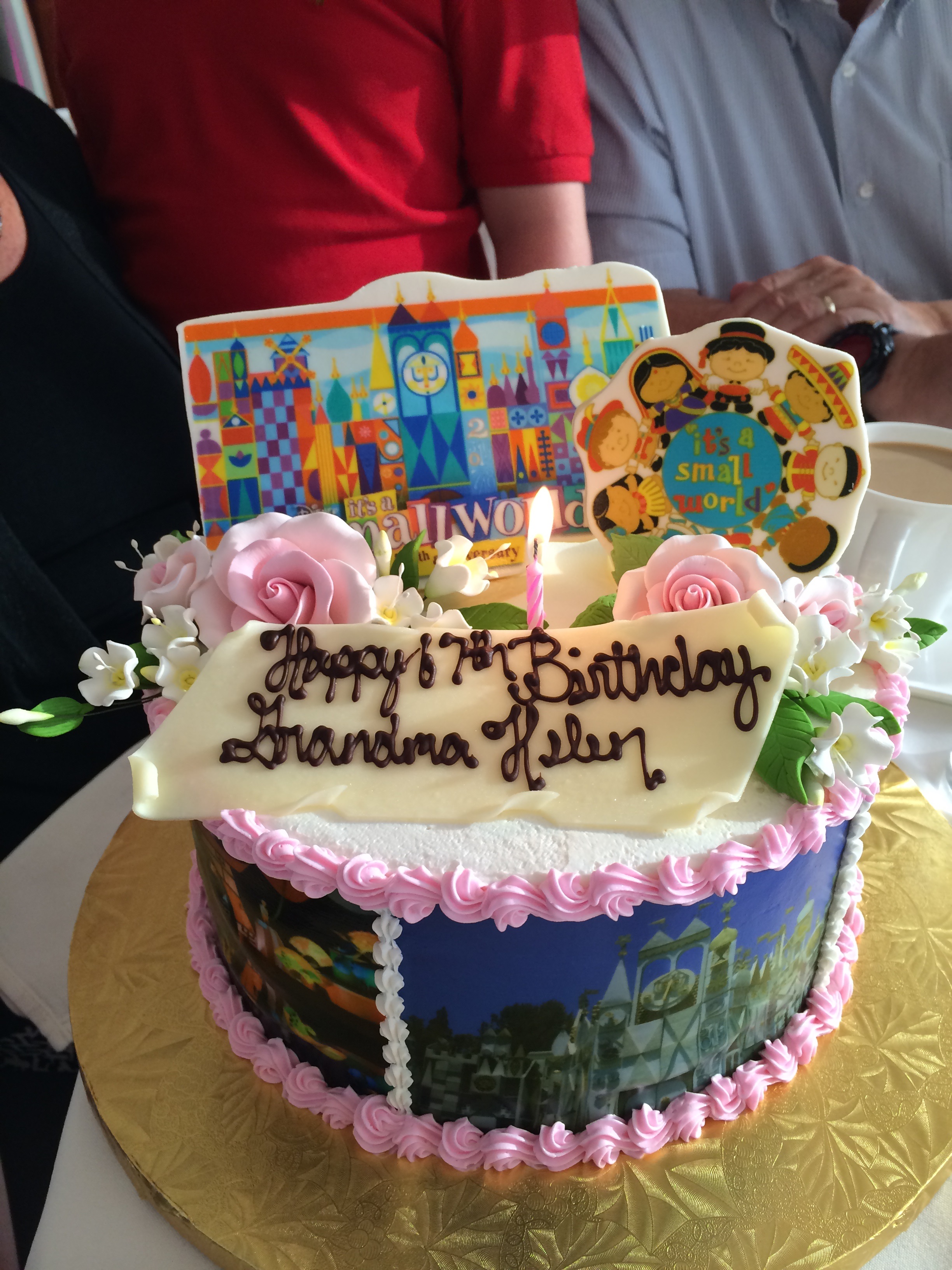 Disney World Birthday Cake