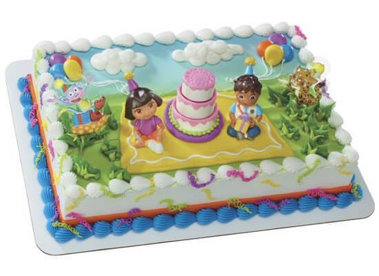 Dora Celebration Birthday Cake