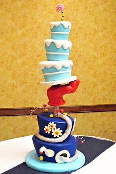 Dr. Seuss Wedding Cake