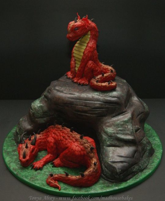 Dragon Chocolate Cake