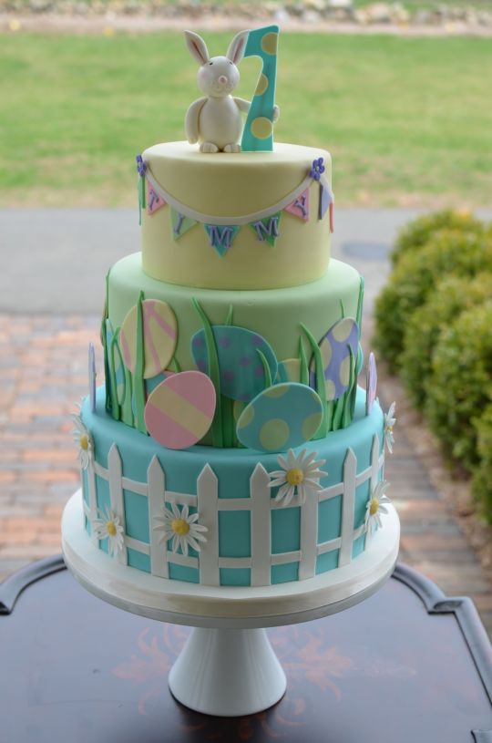 Easter Themed Birthday Cake