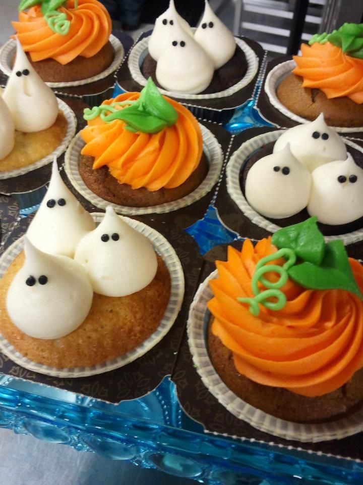 8 Cupcakes Halloween Pumpkin Decorations Photo Easy Halloween