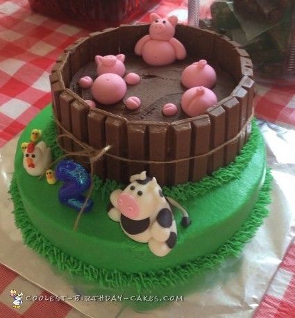 Farm Animal Cake Ideas